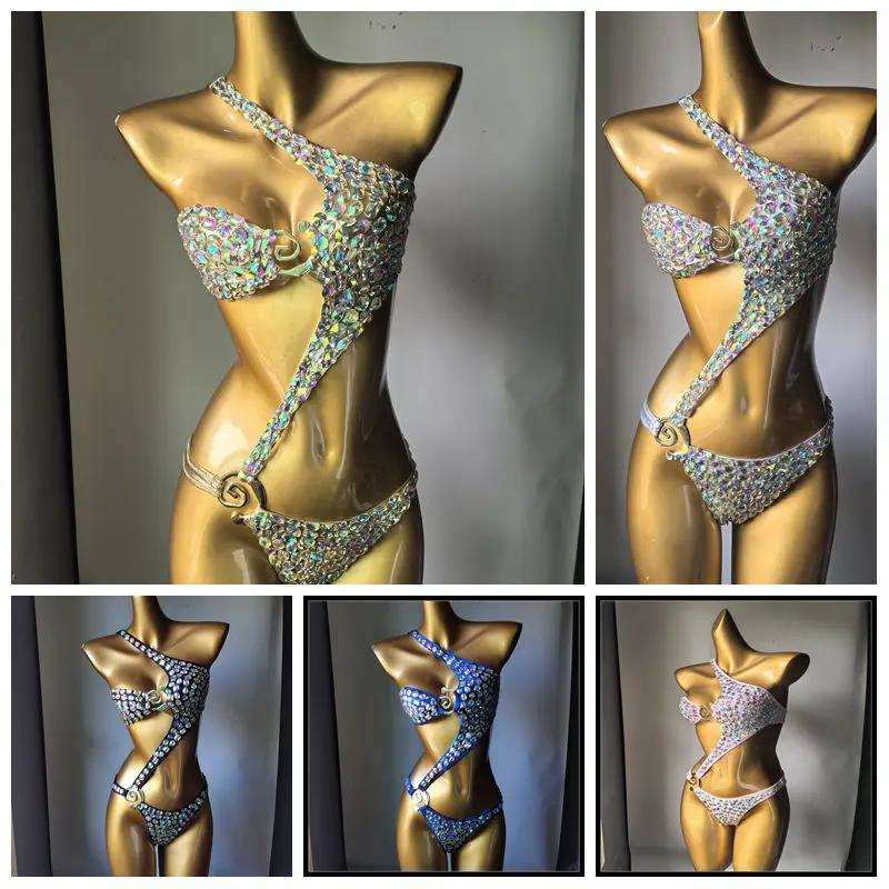 2025 nouvelle mode maillot de bain bar bikinidiamond bikini barre de cristal bikini maillot de bain