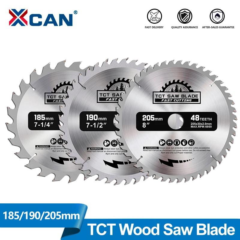 XCAN lame de scie circulaire lame de scie à pointe en carbure pour la coupe du bois TCT disque de co