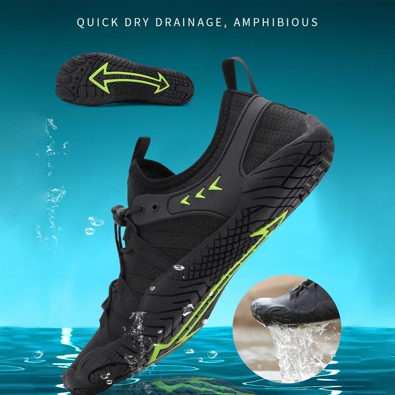 Chaussures aquatiques EOCENE à séchage rapide pour la natation, la plage, la marche, la randonnée, l