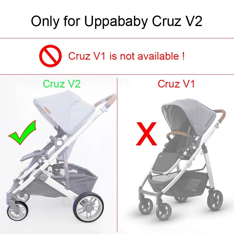 Pneu de poussette pour Uppababy Cruz V2 (pas pour Cruz V1), roue avant ou arrière, en PU, sans chamb