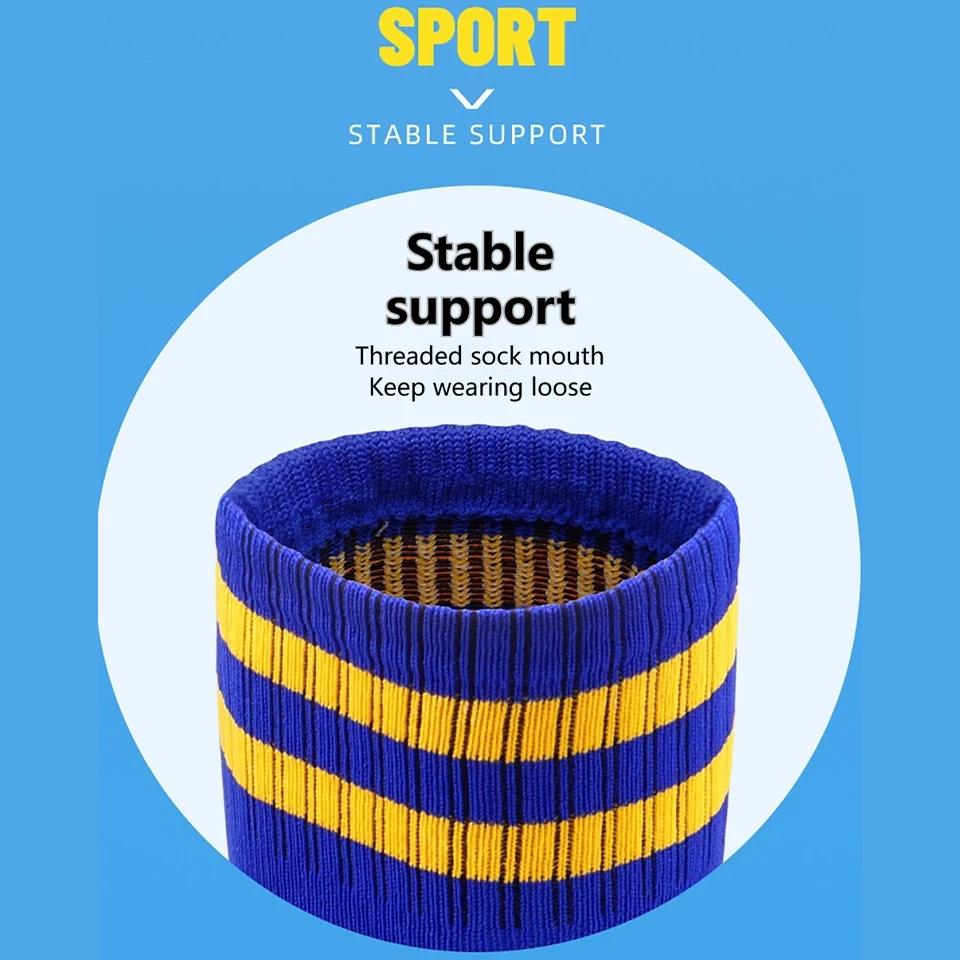 Chaussettes de football Loogdeel, chaussettes longues en coton pour adultes et enfants, chaussettes