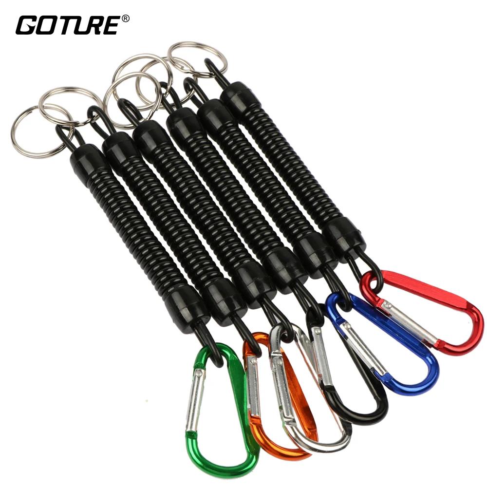 Goture 3 pièces lanière de pêche 12 cm/15 cm/18 cm corde de pêche en bateau attache enroulée rétract