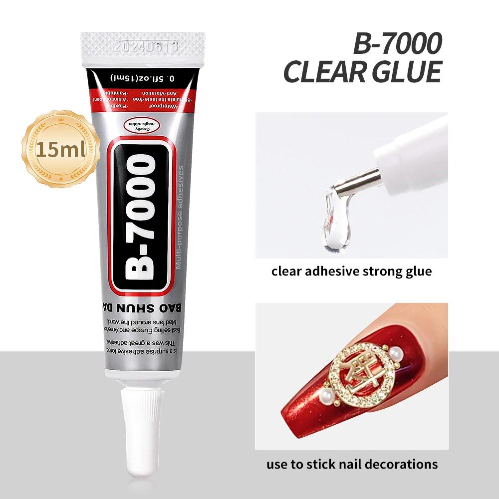 Super bain Nail bal inestone Glue, UV Adhesive, Crystal Gems, Diamond Glue avec illac Nail Tool, Mul
