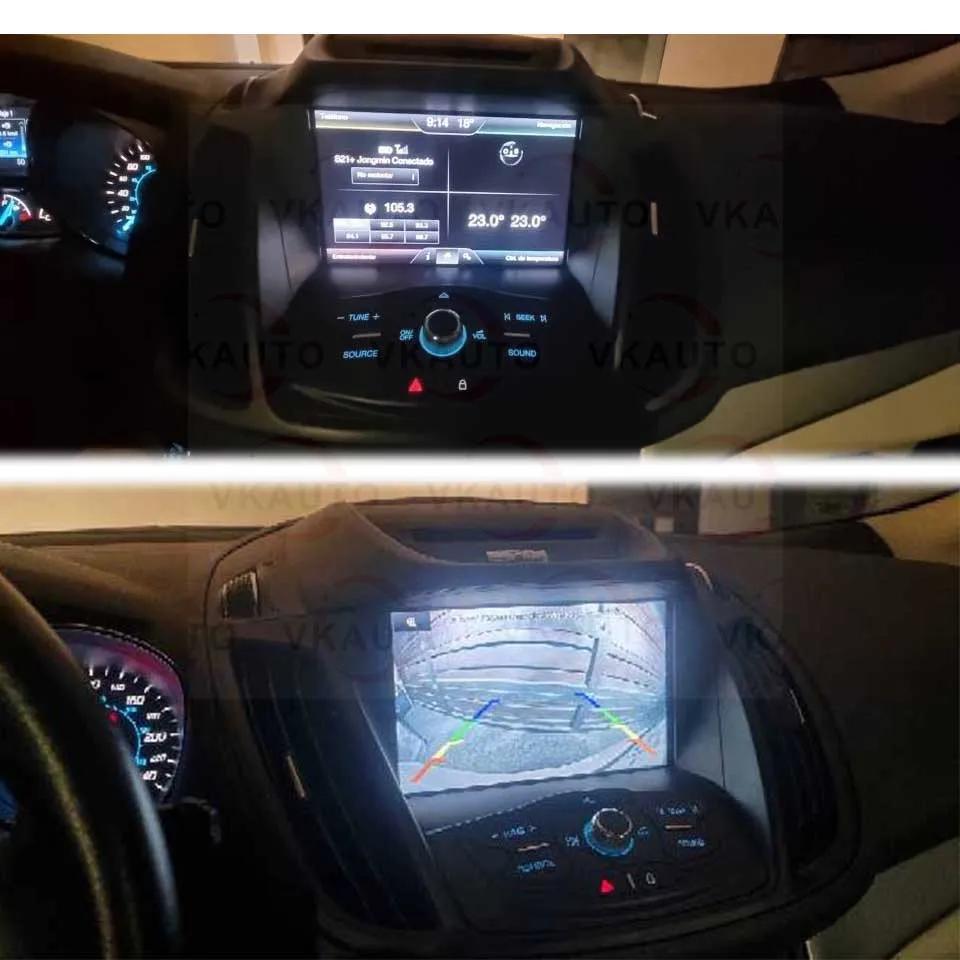 VKAUTO-Caméra de recul CCD Fish Eye, câble adaptateur broches, Ford Escape Kuga C520 2013 ~ 2019, Di