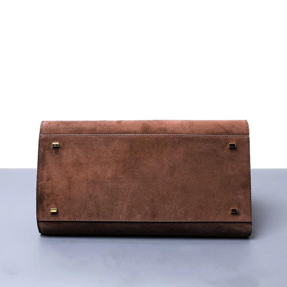 Sac fourre-tout Vintage en cuir de vache véritable pour femmes, sac à bandoulière de grande capacité