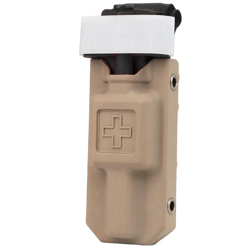 Support de garrot tactique Molle, Kit de premiers secours, sac EDC, pochette de garrot avec Clip de