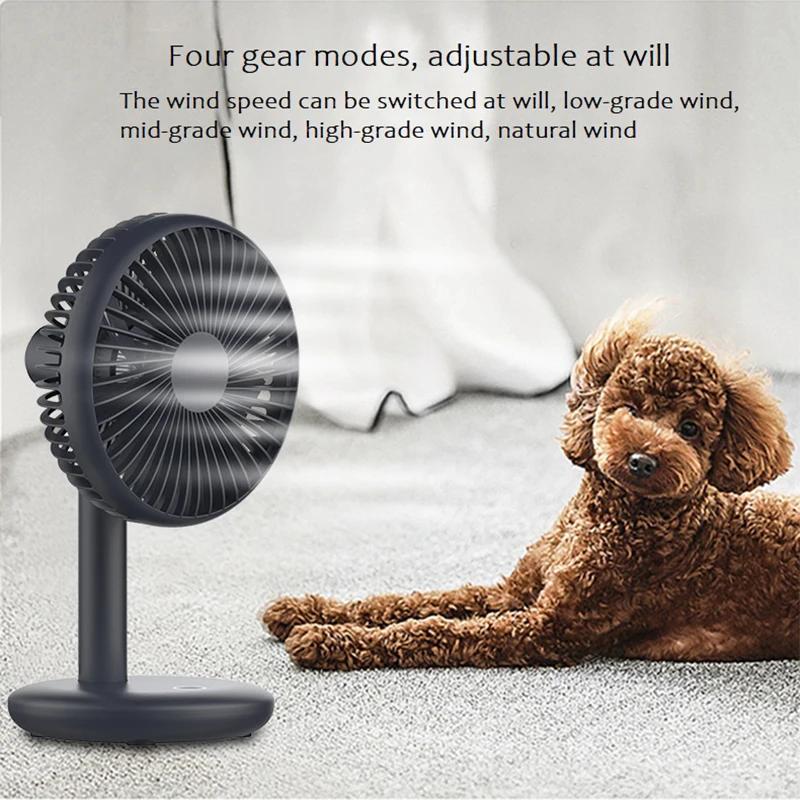 Millet Ventilateur de bureau portable, aste par USB, pour l'extérieur, mini ventilateur de sol silen