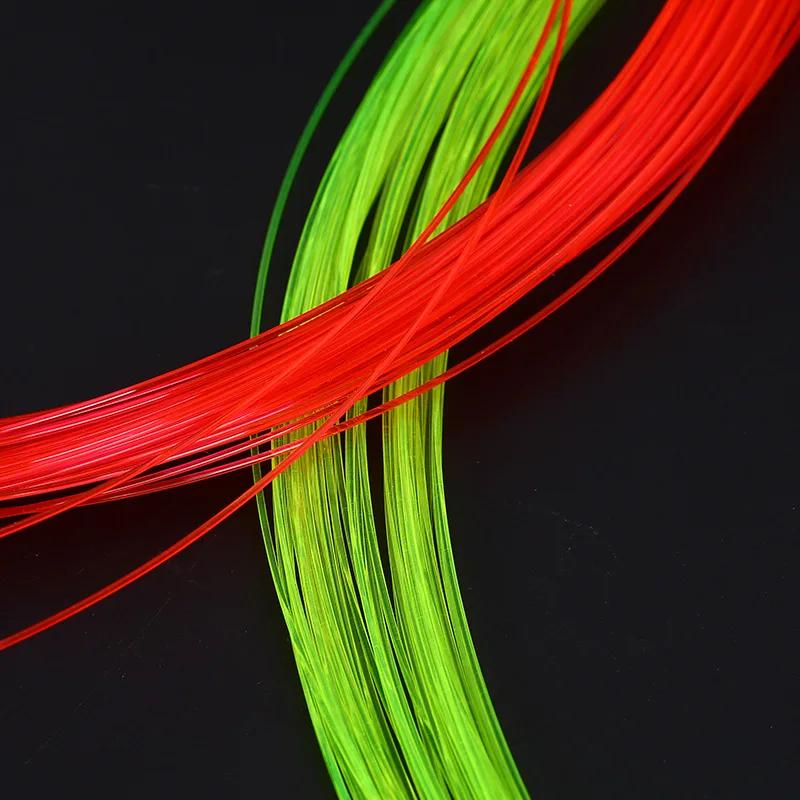 Fibre de visée d'arc à poulies Slingshot, fibre optique, accessoire de visée d'arc à broche, rouge e