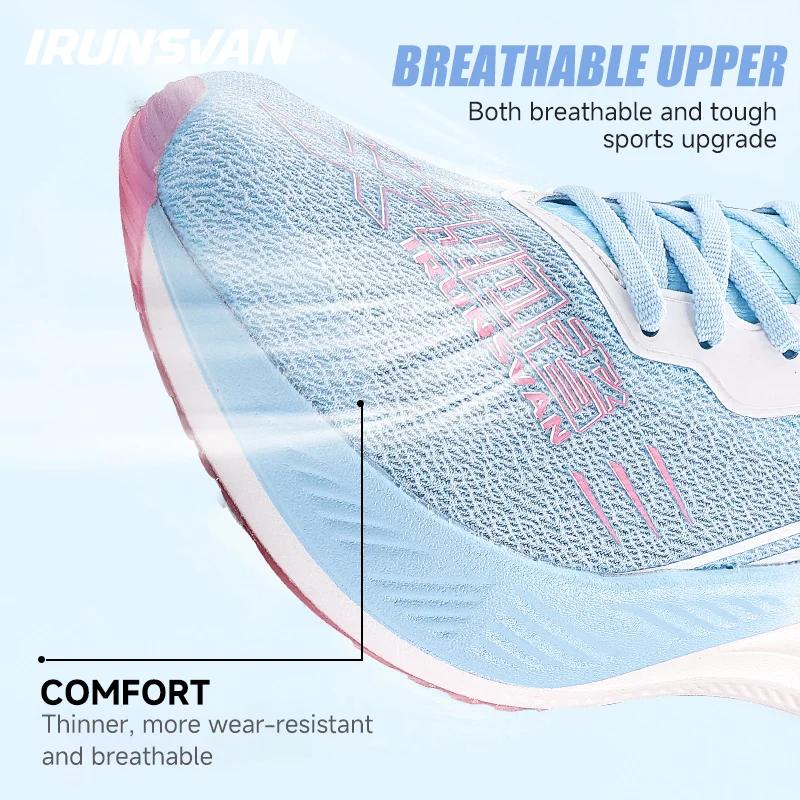 Baskets homme IRUNSVAN nylon plaque carbone 2025 - Chaussures running anti-dérapantes respirantes 026
