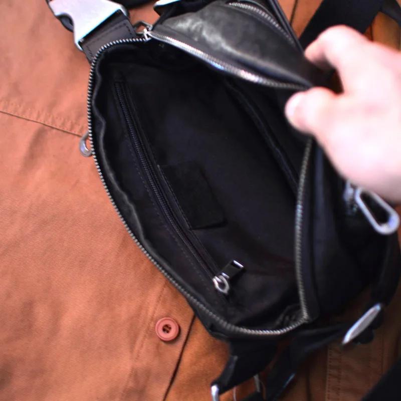 Gland TOO-Sac à Bandoulière en Cuir pour Homme, Petit Sac à Bandoulière Baotou, Couche Cirhide, Busi