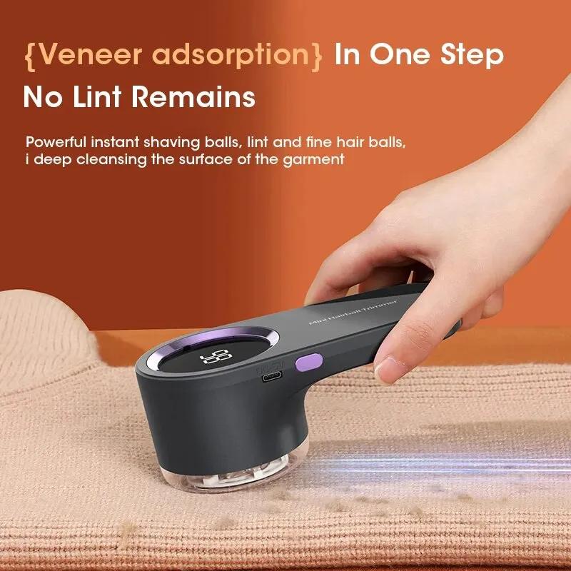 Dissolvant de peluches pour vêtements, dissolvant de peluches électrique numérique LED, Rechargeable