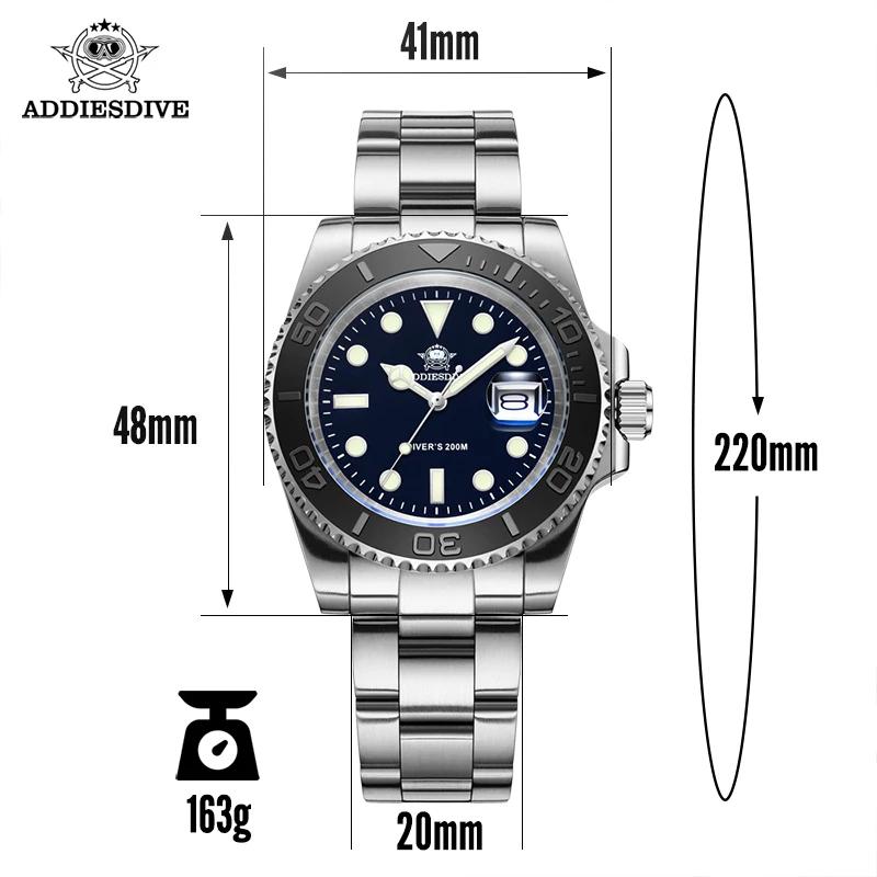 ADDIESDIVE luxueux montre à Quartz analogique pour hommes BGW9 lumineux 20 barres étanche hommes plo