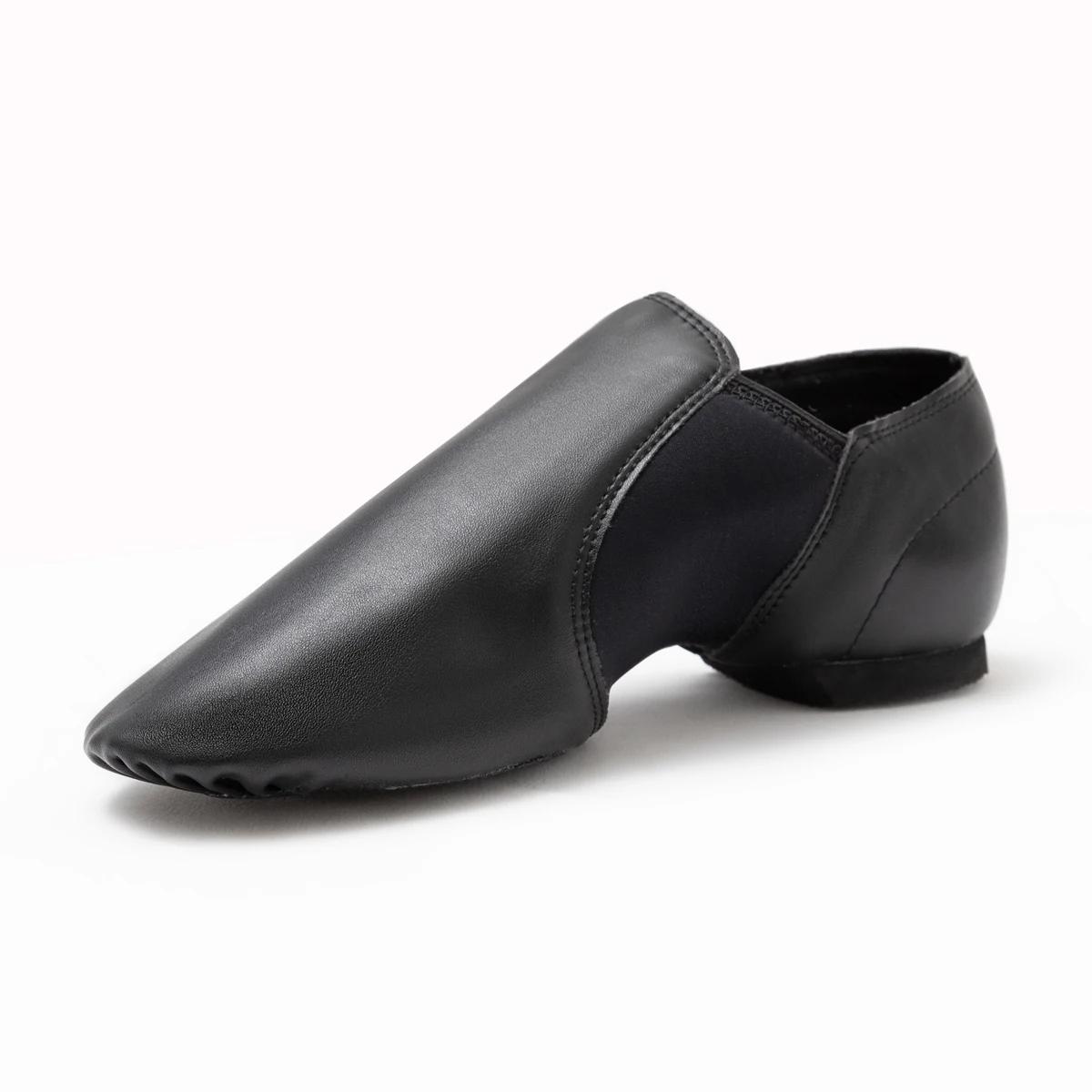 Chaussures de jazz unisexe à enfiler - Confort optimal pour danseurs femmes et hommes - Modèle souple