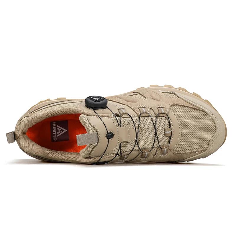 HUMTTO-Chaussures de Randonnée pour Homme, Baskets d'Escalade en Plein Air, de Haute Qualité, de Sty