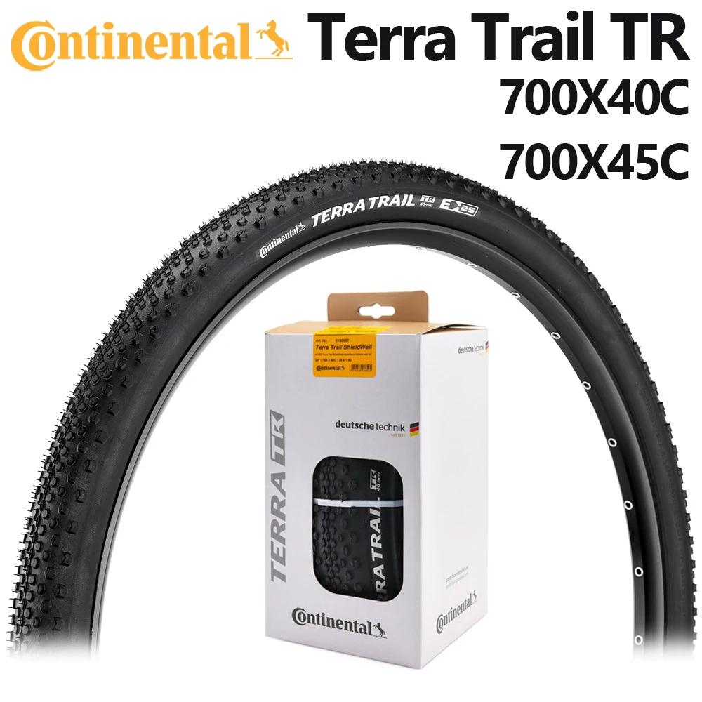Pneu Continental Terra Trail ProTection 700x35c prêt Tubeless pour vélo gravel et cyclocross