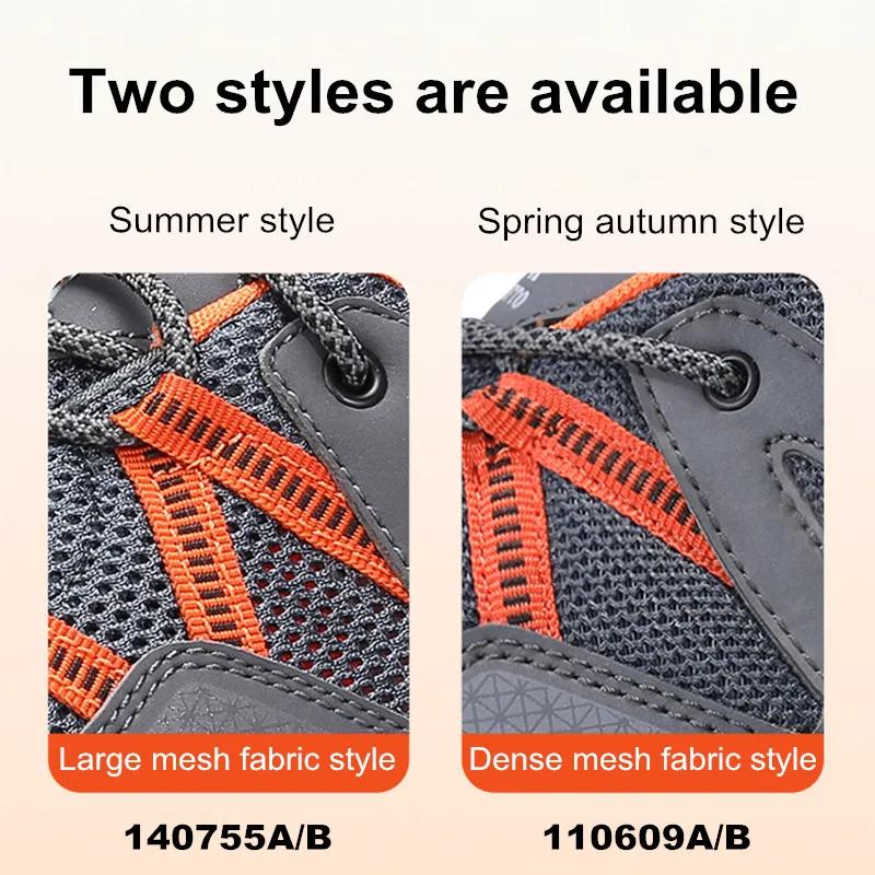 Chaussures sport respirantes HUMTTO hommes - Baskets randonnée caoutchouc noir extérieur été