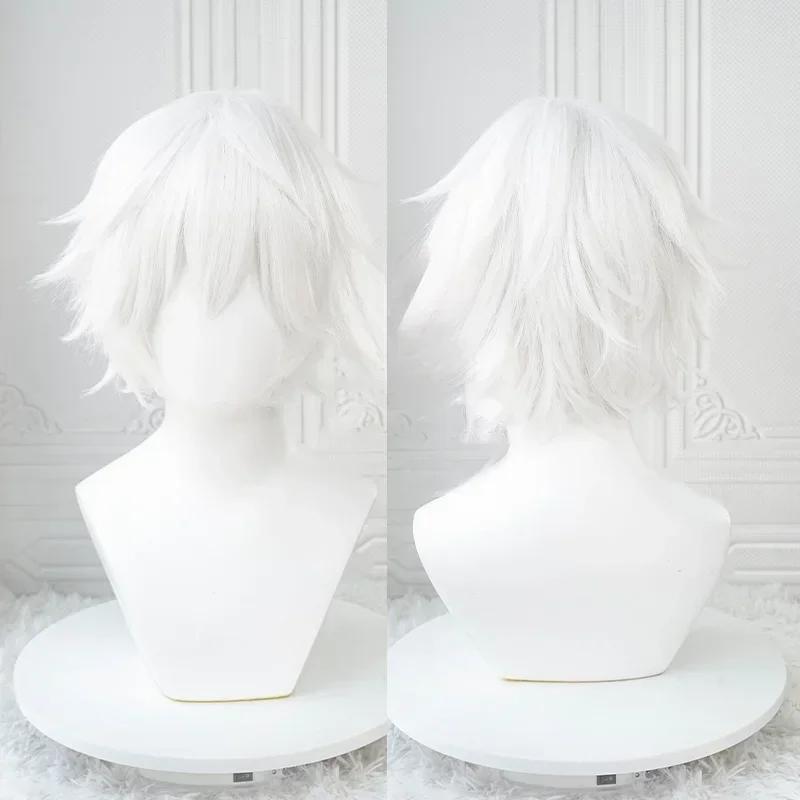 Anime Oke eki Ken Cosplay Perruques, Perruques Courtes, Patch pour les Yeux, Degré de Chaleur, Cheve
