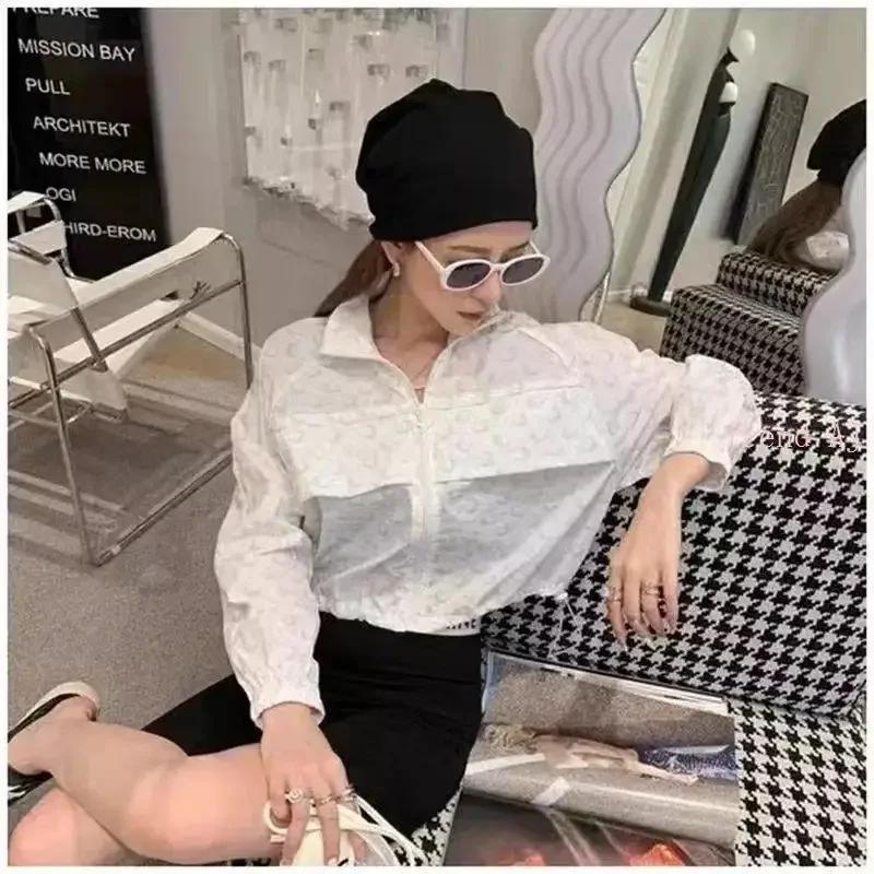 Veste réfléchissante à imprimé lune pour femme, manches longues, protection solaire, style coréen, d