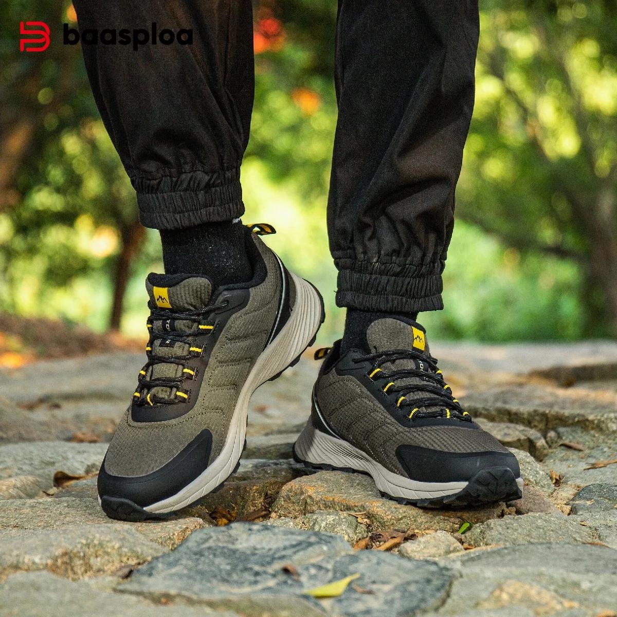 Chaussures randonnée homme Baasploa : qualité supérieure pour trekking, escalade imperméable
