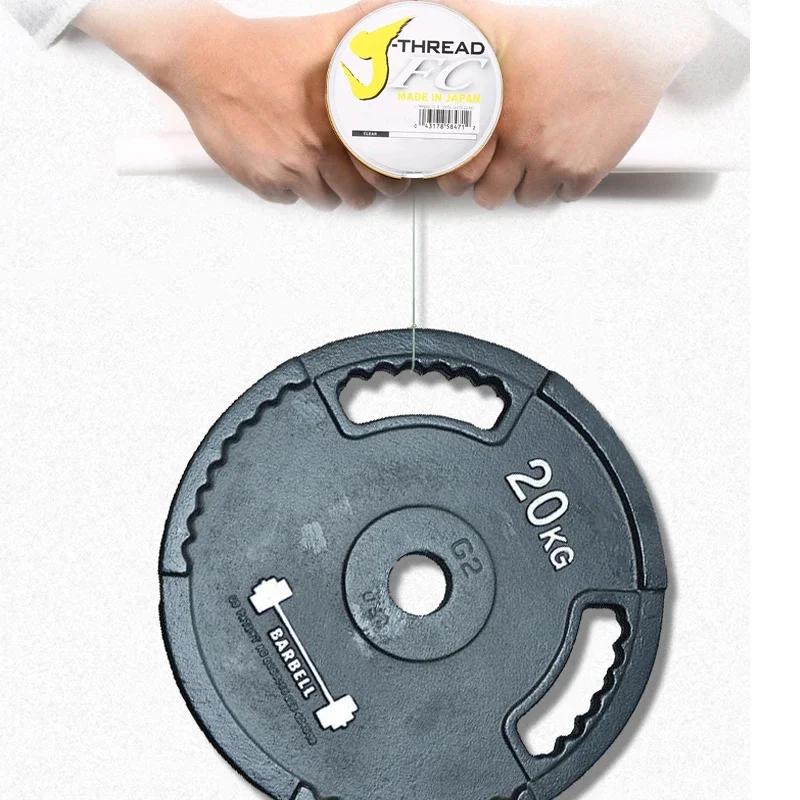 Ligne de leader en fluorocarbone DaiwaJ-Fluoro 50M et 100M haut niveau de résistance à l'abrasion li