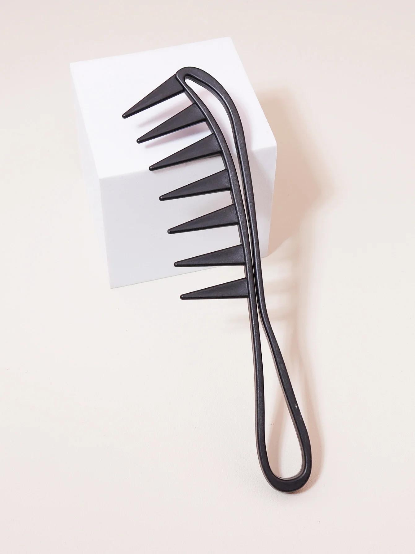 Grand peigne à cheveux à dents larges, peigne d'épilation Shun, adapté aux cheveux secs et humides,