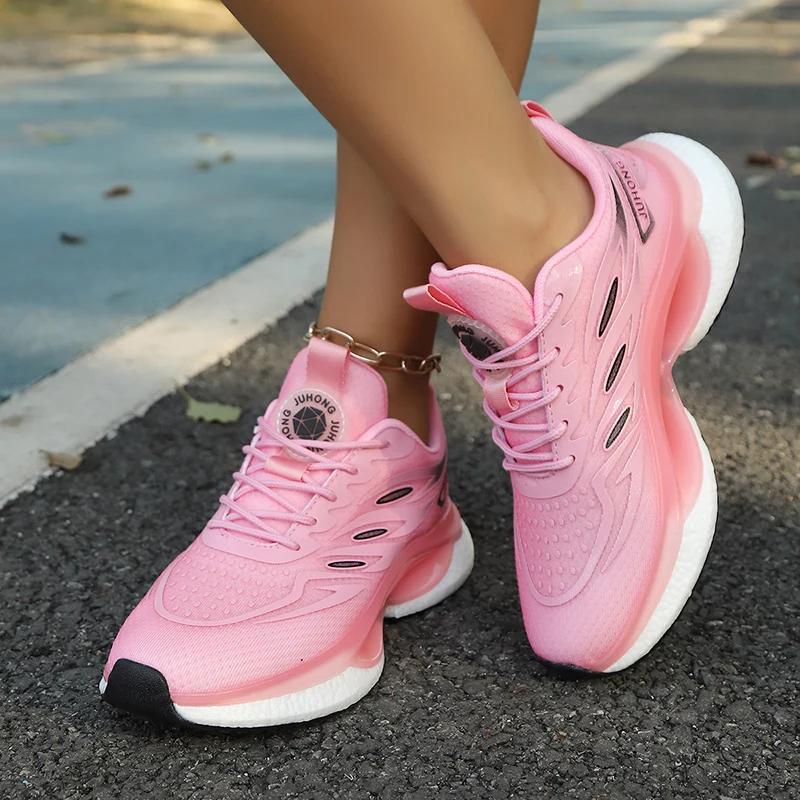 Chaussures de course femme grande taille 36-45 - Baskets sport décontracté unisexe - Absortion choc pour tennis et running