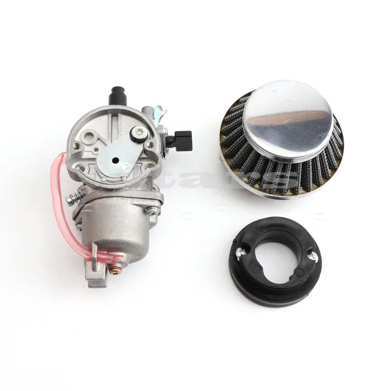 Carburateur Carb Carby + acier 44mm filtre à Air bleu + pile 47cc 49cc Mini Moto Dirt Pocket Bike AT