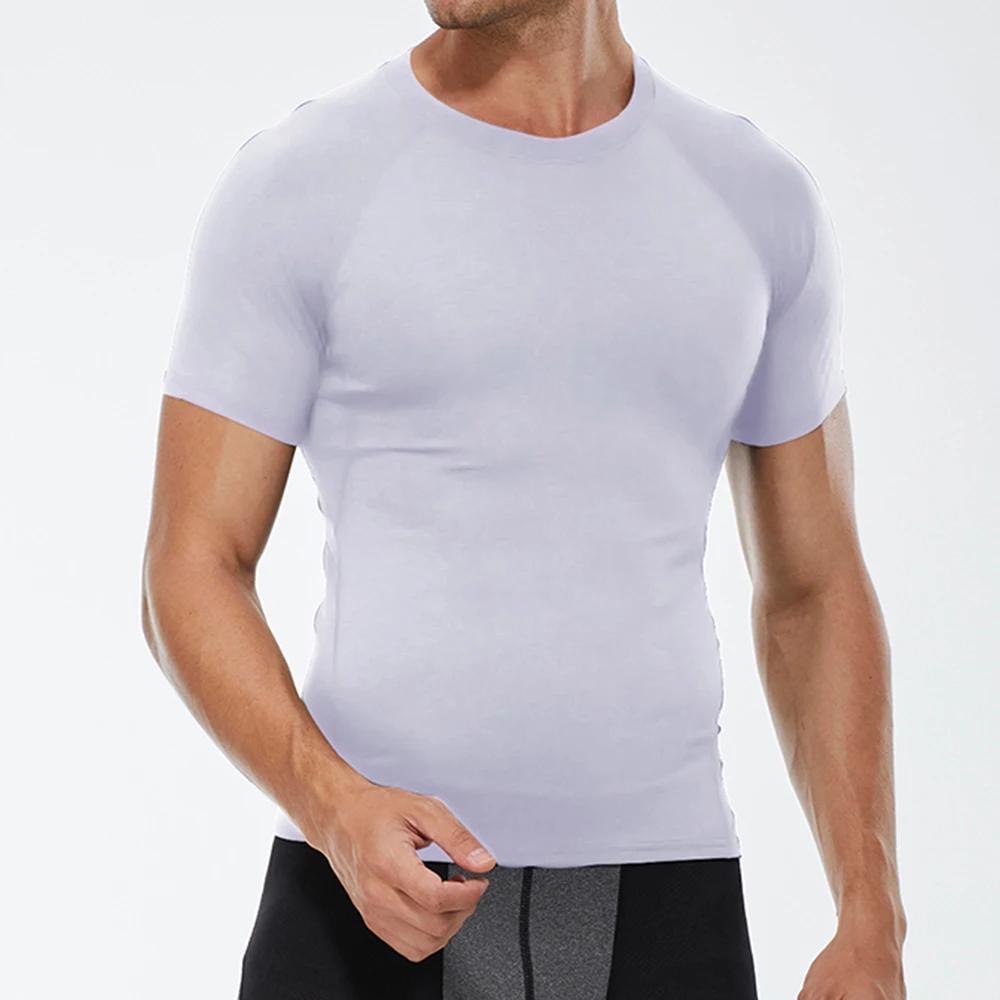 T-shirt compression homme séchage rapide - Haut technique pour gym, running et fitness extérieur