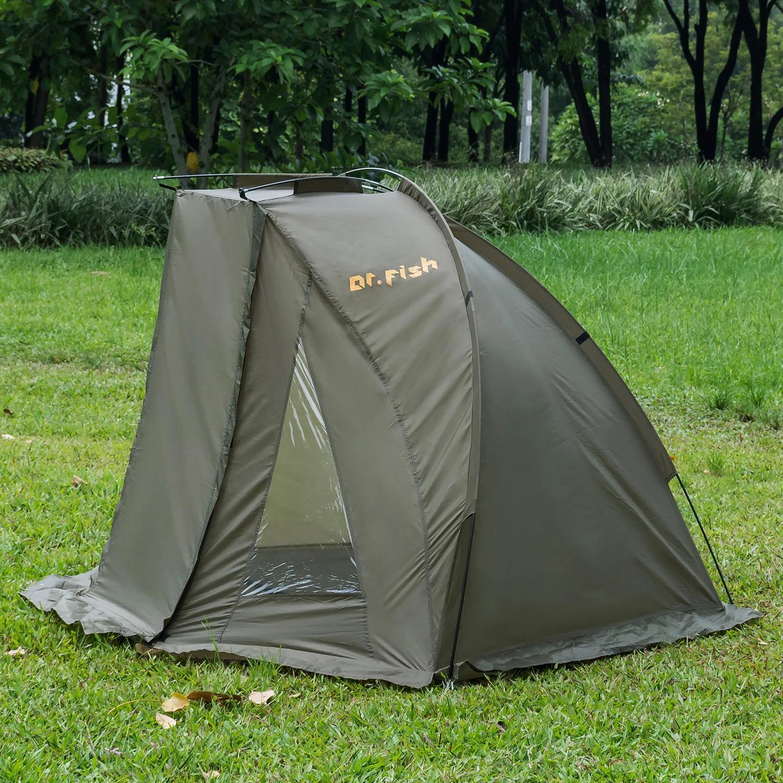 1-2 personnes carpe pêche Bivvy abri tente pour Camping en plein air chasse voyage aventure rapide é