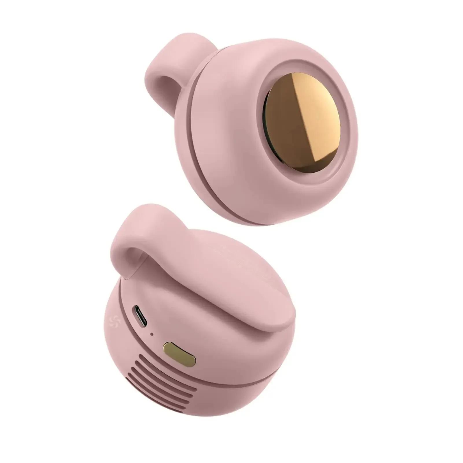 Mini ventilateur tourbillon portable avec clip de taille, 3 vitesses, mains libres, silencieux, pour