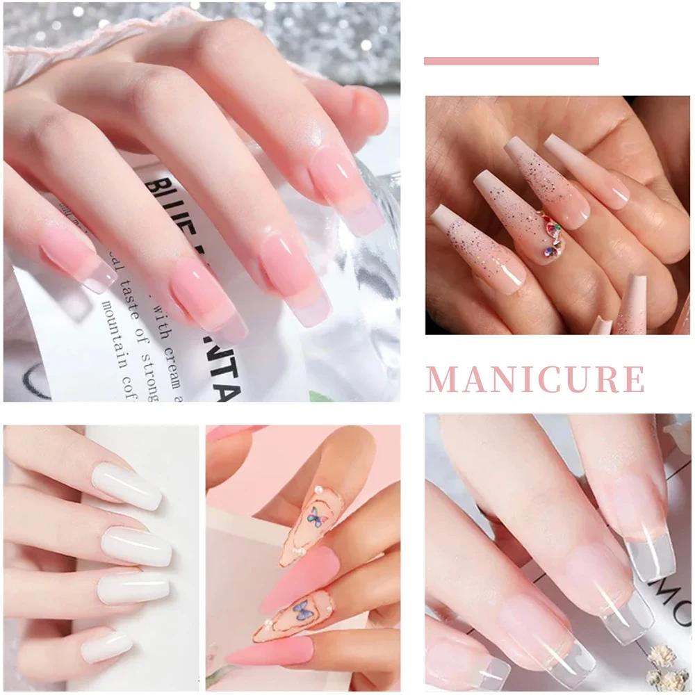 Kit d'ongles en poudre acrylique monomère, liquide acrylique pour Extension d'ongles, ensemble de ma
