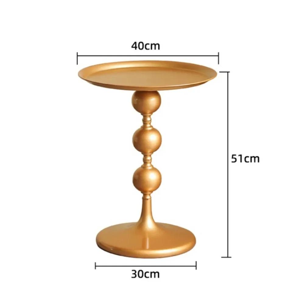 Petite Table Basse Ronde Nordique, Rangement de Canapé, délégations Moderne, Salon, Chambre à Couche