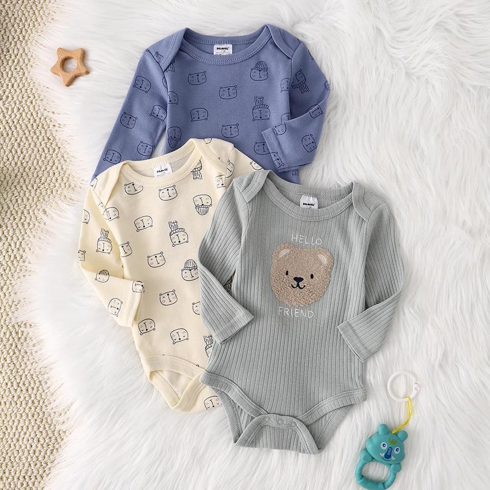 Combinaison pour bébé garçon, 3 pièces, nouveau style, vêtements pour bébé garçon, printemps/automne