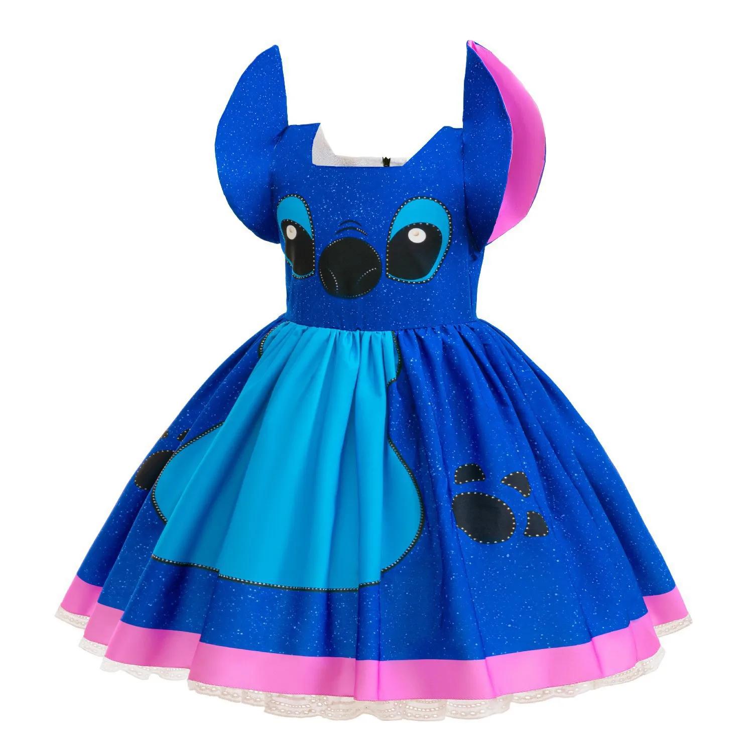 Robe fille dessin animé Disney point film robe Cosplay Costume scène Performance Halloween carnaval