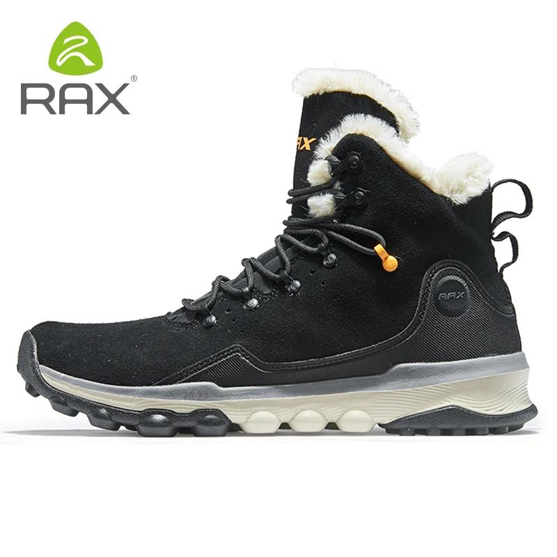 RAX-Chaussures de randonnée imperméables pour hommes, baskets d'extérieur d'hiver, bottes de neige e
