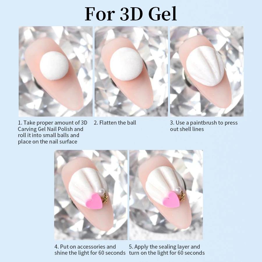 RSNAIL 5g solide sculpté Gel vernis à ongles antiadhésif main moulage Gel tremper UV/LED Nail Art cl