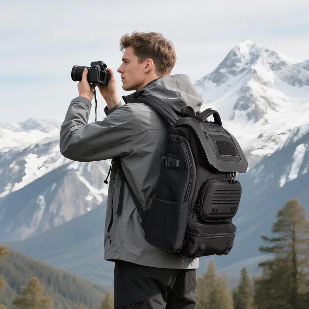 Ozuko sac à dos pour hommes sac de voyage multifonctionnel en plein air grande capacité étanche comp