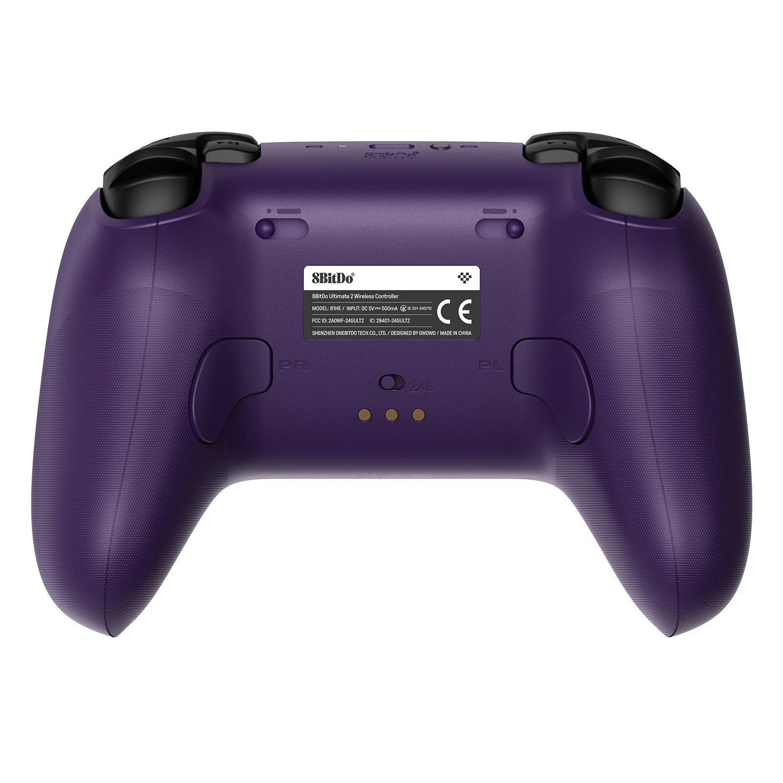 8BitDo Ultimate 2 contrôleur de jeu sans fil pour Windows 10/11 2.4G manette de jeu TMR avec station