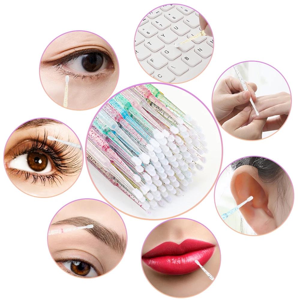 Kit de fournitures d'extension de cils, 200 pièces, bobines de cils jetables, brosses, Micro coton-t