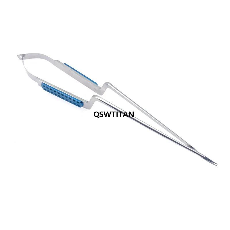 Micro ciseaux de neurocrurgie, Instruments microchirurgicaux en acier inoxydable, Micro ciseaux