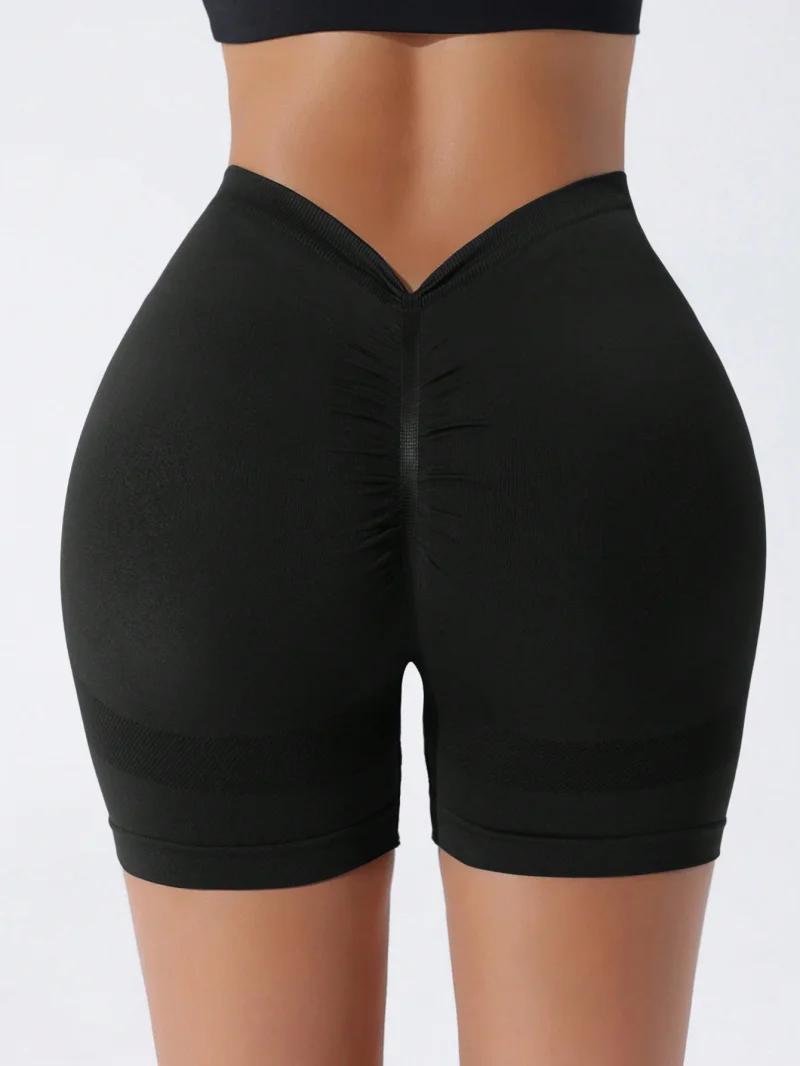 Short de Yoga taille haute sans couture d'Europe et d'amérique, pantalon de Fitness pour le serrage