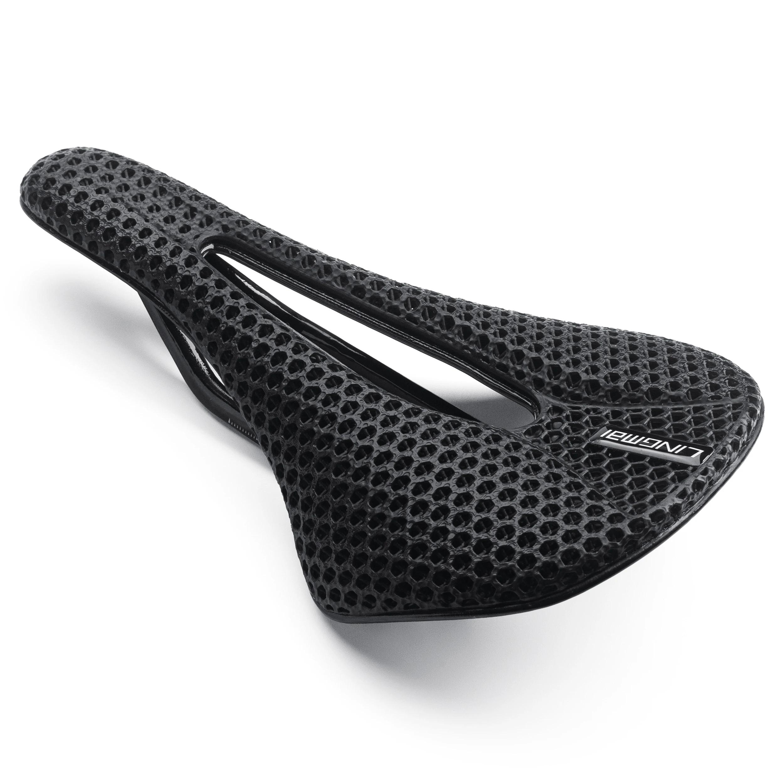LINGMAI selle ultralégère entièrement en carbone imprimé en 3D 162g siège de vélo route vtt sièges d