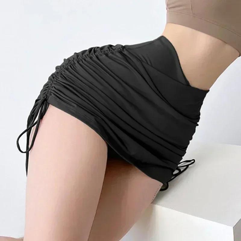 Jupe sport femme Cloud Hide-Jupe séchage rapide taille haute pour fitness cyclisme course tennis