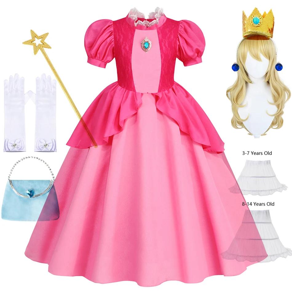 Robes pêche pour filles, Costume de princesse, vêtements de fête, Cosplay, Halloween, carnaval, anni