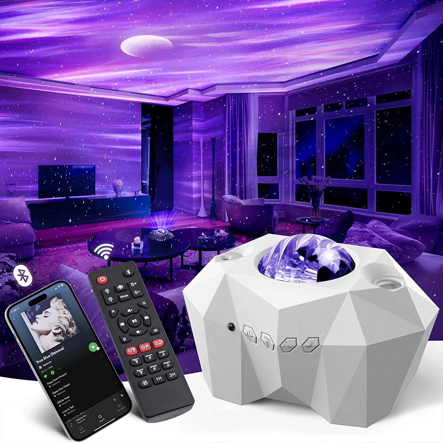 Nouveaux projecteurs Aurora galaxie étoile projecteur lumière du nord ciel étoilé lune lampe pour ch