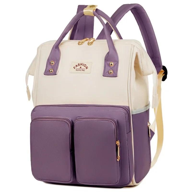 Sacs de maman multifonctionnels de grande capacité pour sorties, sac à dos de voyage, sac Portable é