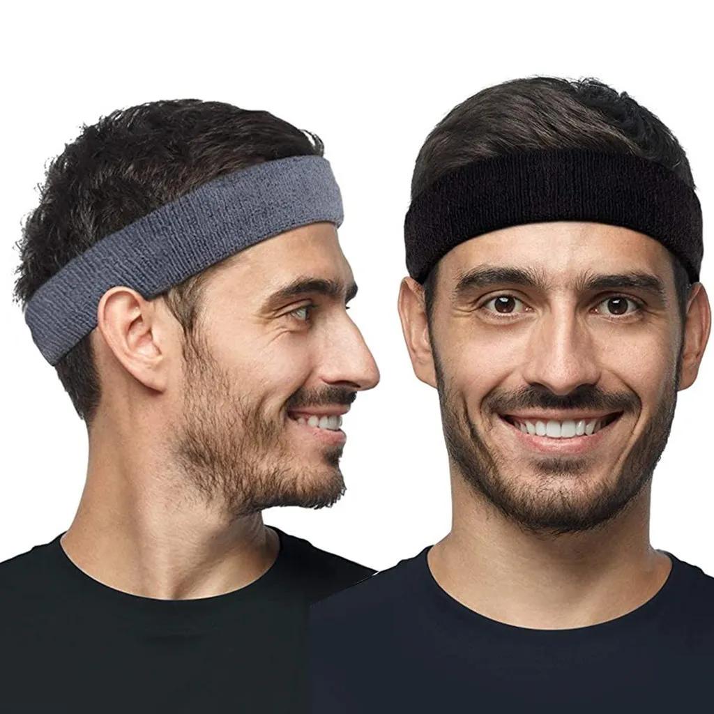 WOSWEIR-Bandeau élastique en coton pour le sport, le basket-ball, le fitness, le volley-ball, le ten