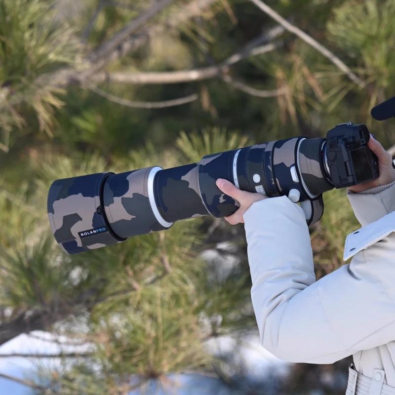 ROLANPRO Manteau d'objectif étanche pour IL RF 200-800mm F6.3-9 IS USM CamSolomon Juste de pluie Étu