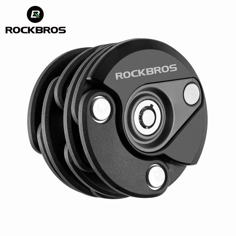 ROCKBROS antivol de vélo avec clés antivol de vélo haute sécurité antivol Portable vélo chaîne antiv