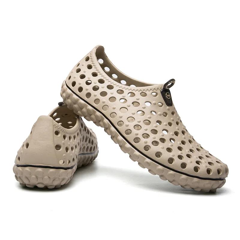 Offre spéciale été hommes et femmes en plein air plage sandales trou chaussures Couple Sports nautiq